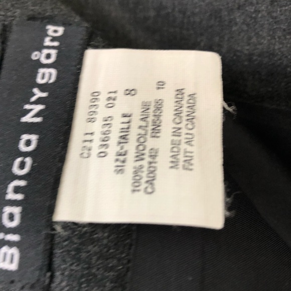 Grey Bianca Nygard fitted suit. Jacket size 10, skirt size 8. - Picture 7 of 8